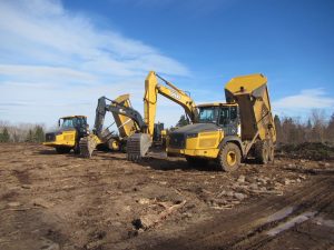 Les engins Profil Excavation